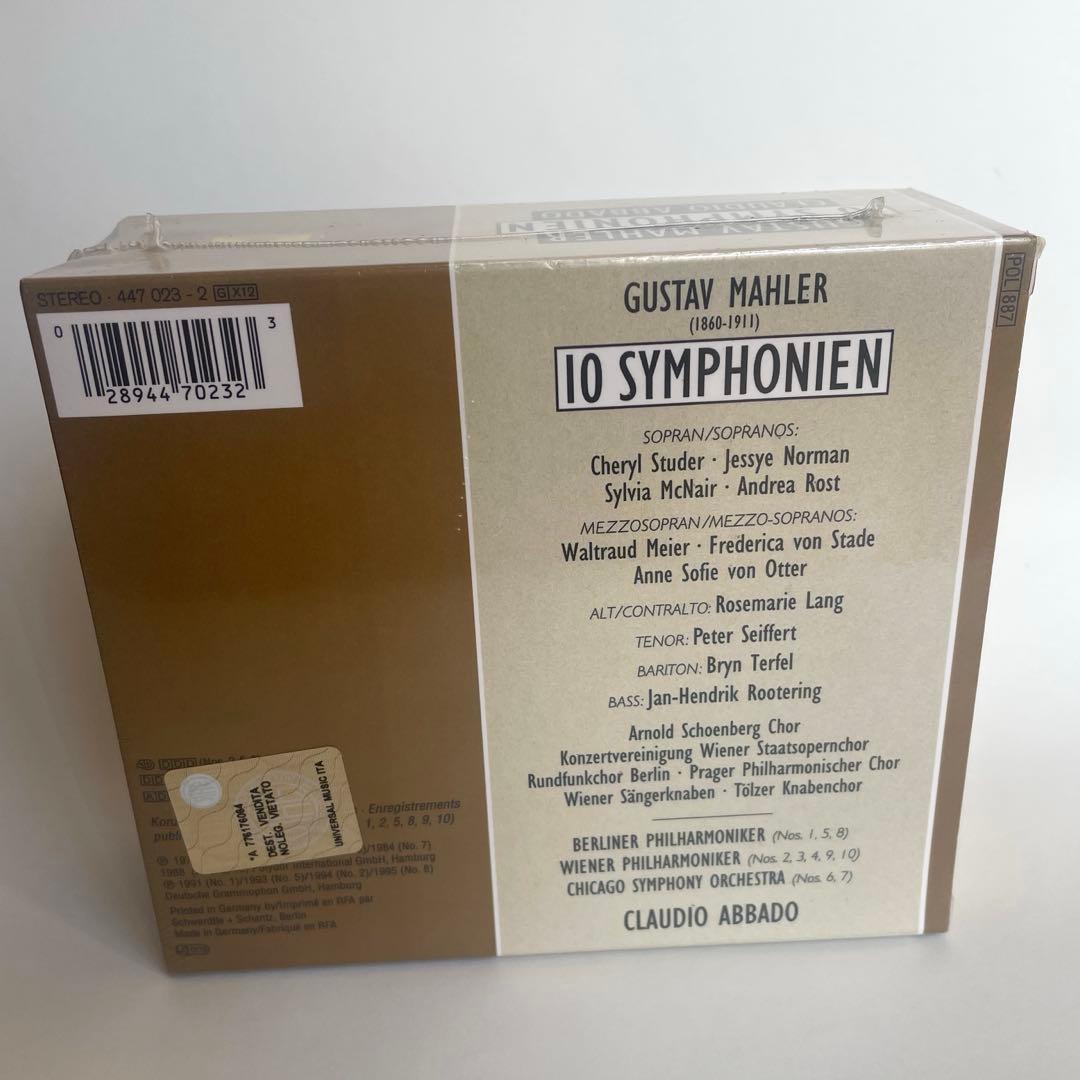 マーラー 12CD CLAUDIO ABBADO 10SYMPHNIEN