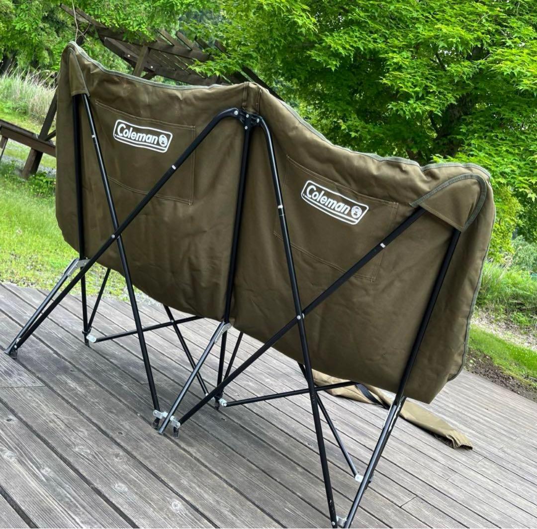 ☆コールマン Coleman ソファチェアダブル 椅子 二人掛け　折り畳み