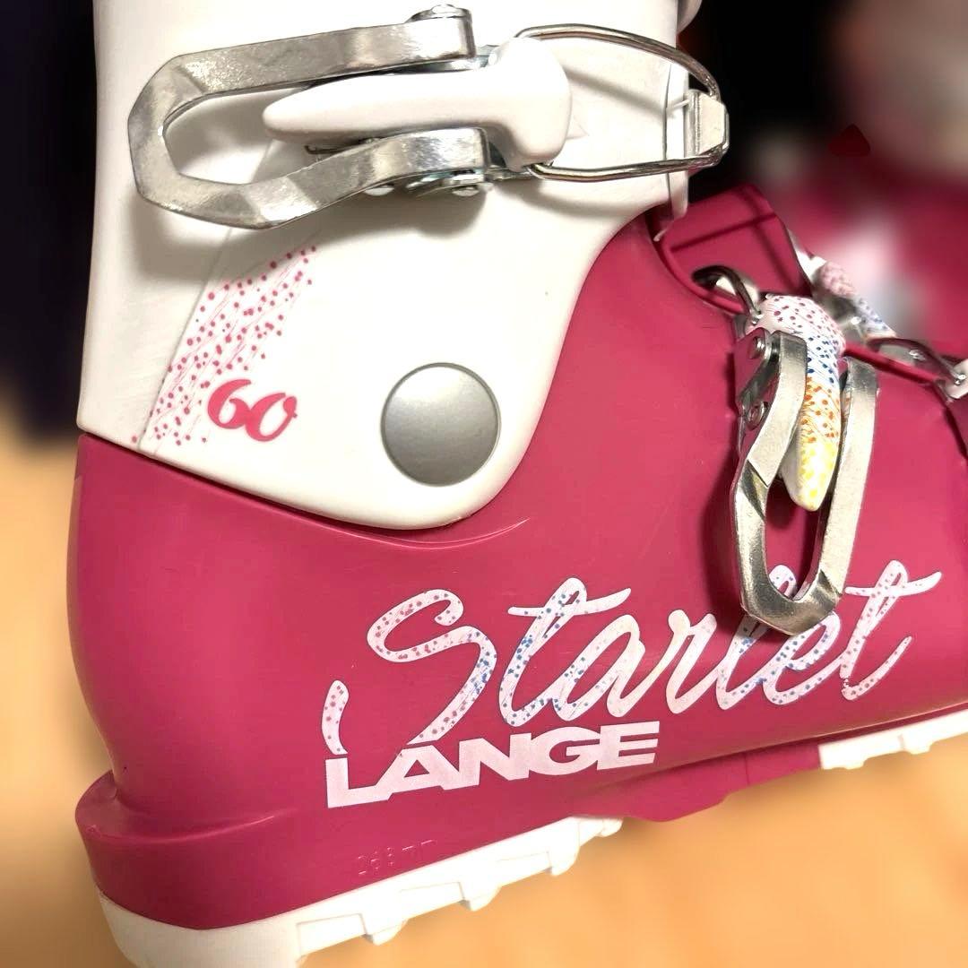 ほぼ未使用品限界値下げ‼️ラング女の子スキーブーツStarlet60 22.5cm