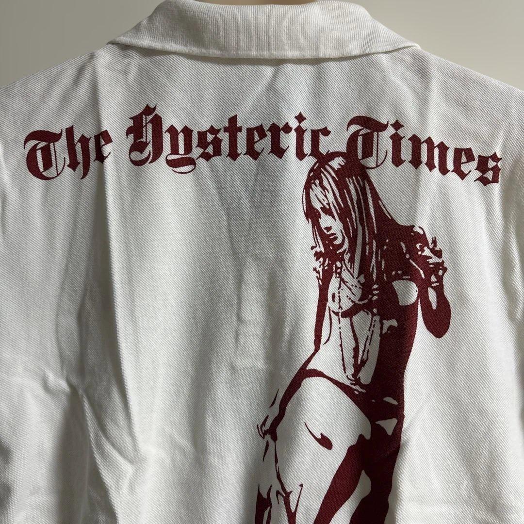 The Hysteric Times ポロシャツ ホワイト　ヒスガール　Lサイズ