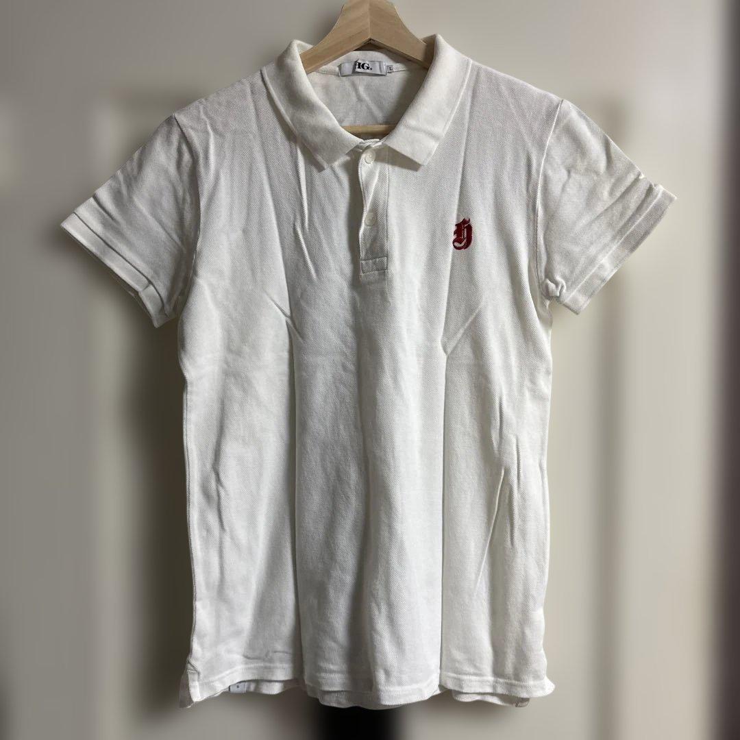 The Hysteric Times ポロシャツ ホワイト　ヒスガール　Lサイズ