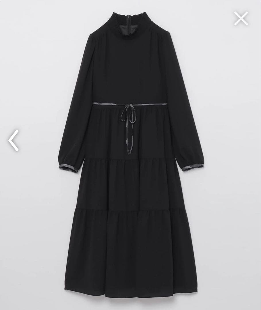 新品 ブルーレーベル ジョーゼットビンテージドレス ロングワンピース