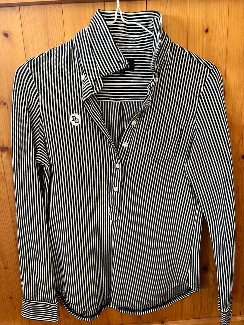 パーリーゲイツヒッコリーシャツ春物