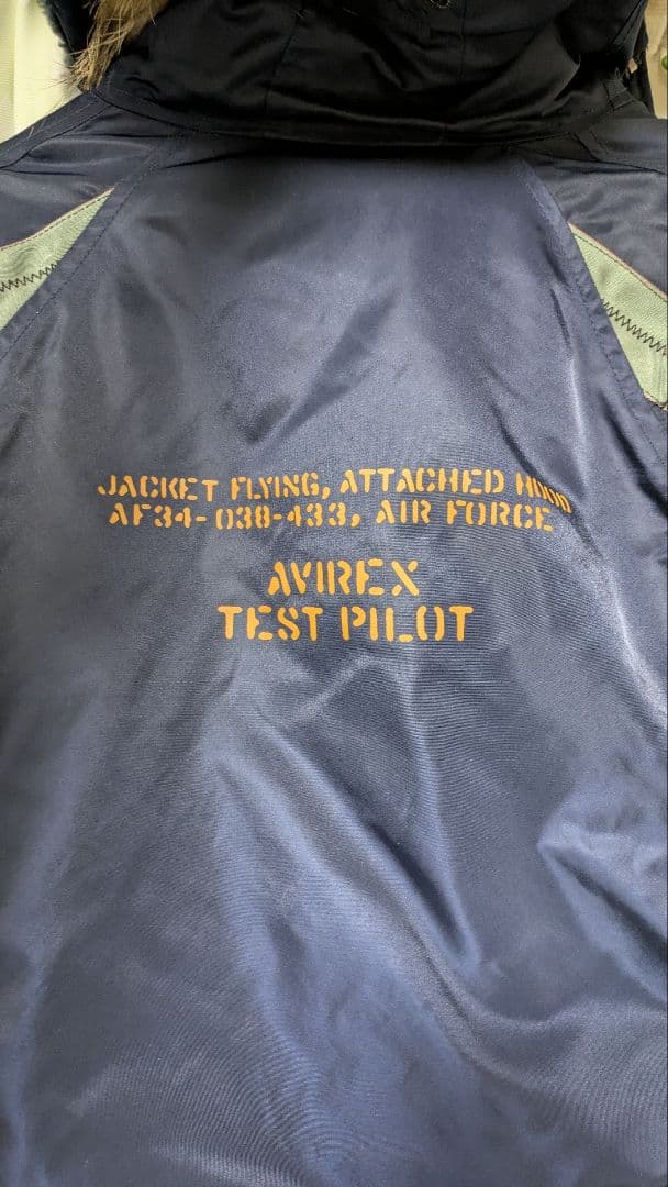 値下げ【現在入手困難】AVIREX フライトジャケット L ネイビー
