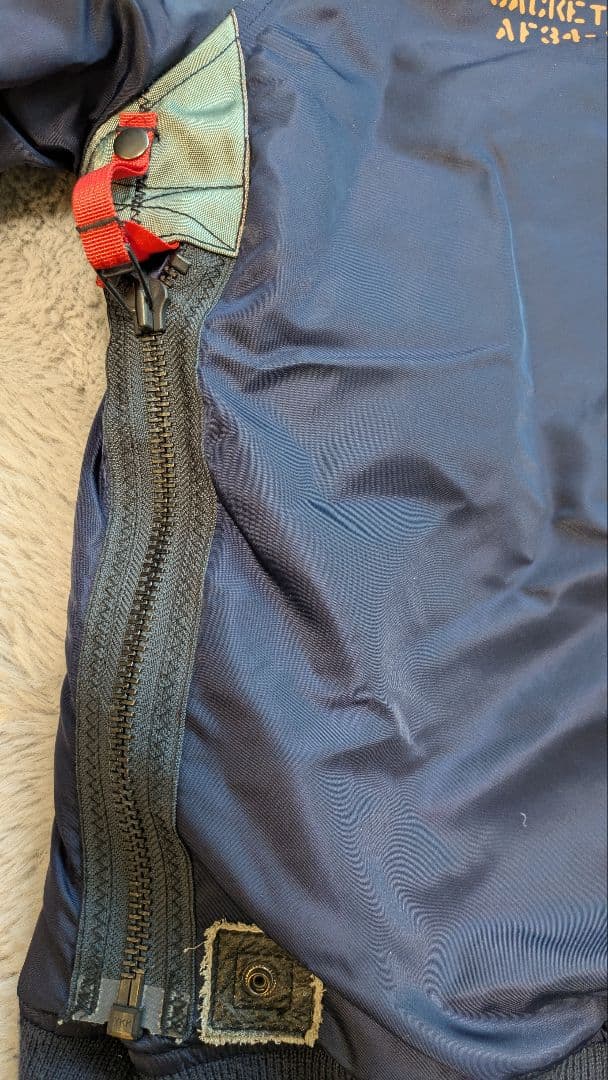 値下げ【現在入手困難】AVIREX フライトジャケット L ネイビー