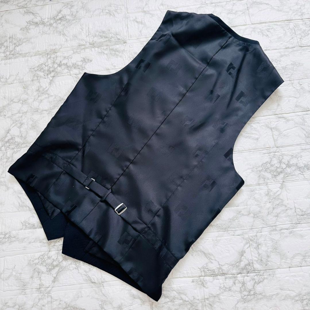 【新品・未使用】　renoma スーツ　セットアップ　スリーピース　Sサイズ　黒