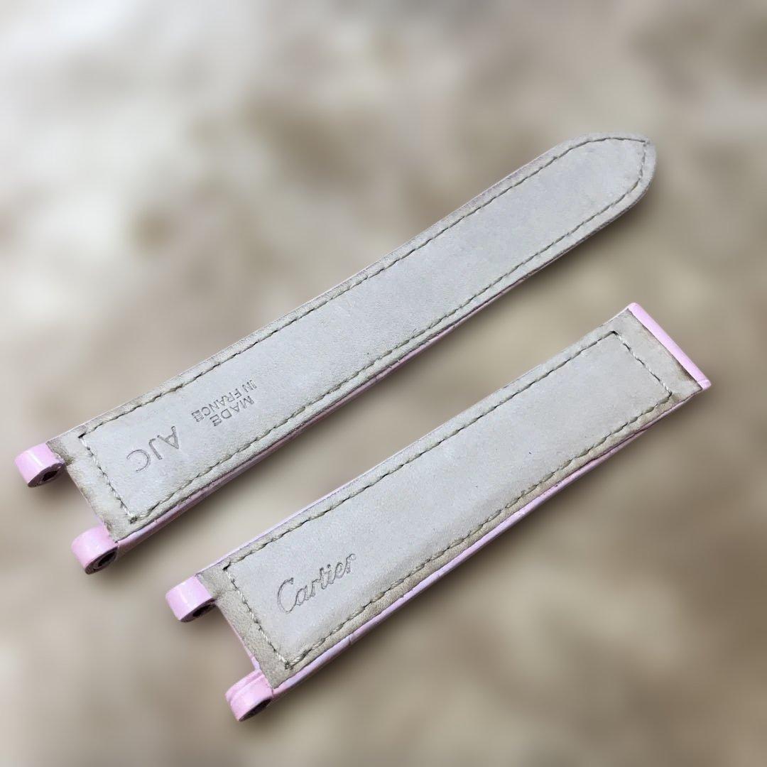 カルティエ　カーフ型押しバンド　18ミリ　(A194)