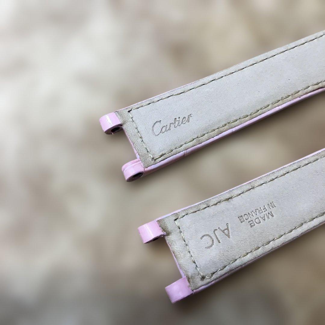 カルティエ　カーフ型押しバンド　18ミリ　(A194)