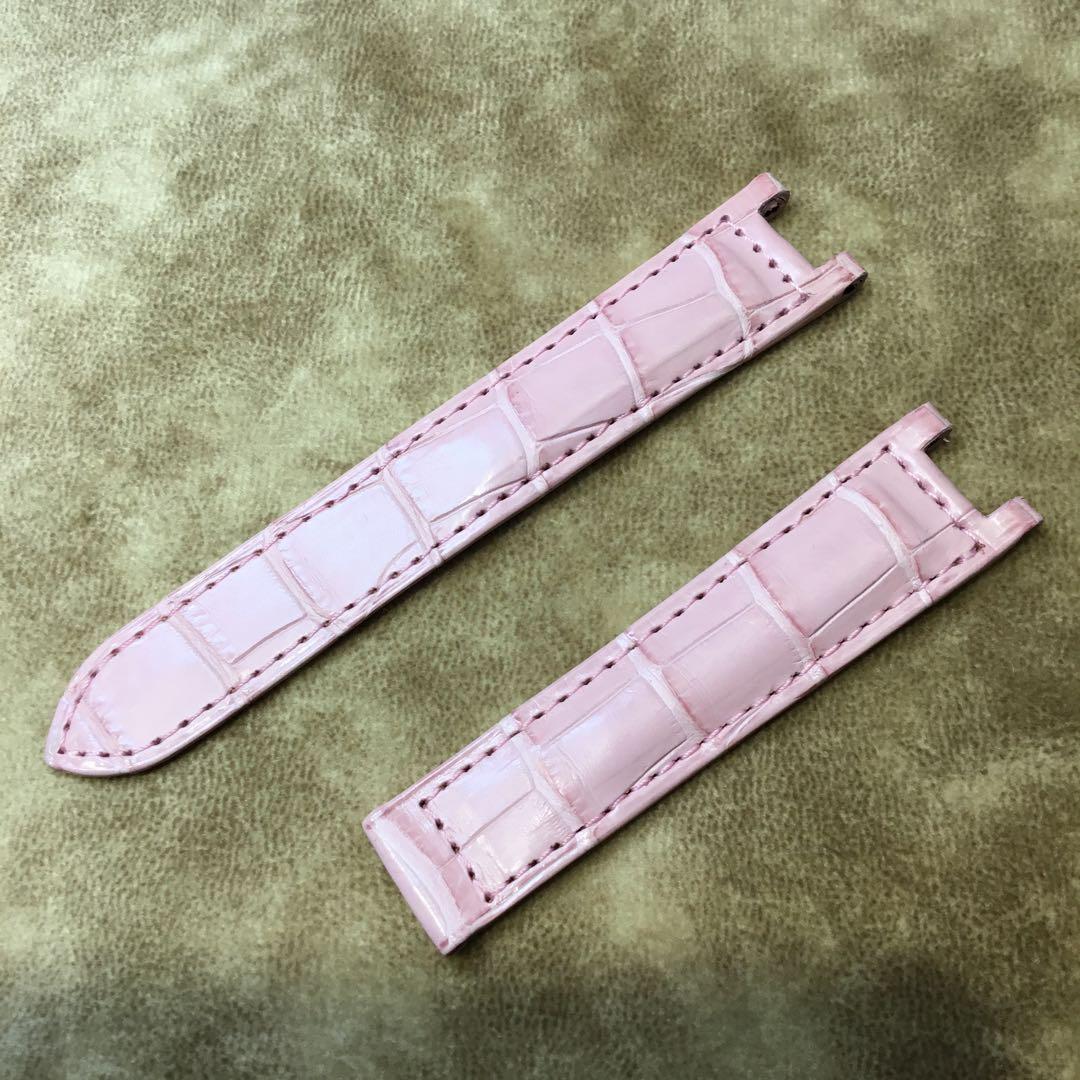 カルティエ　カーフ型押しバンド　18ミリ　(A194)