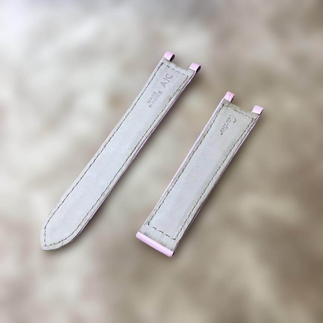 カルティエ　カーフ型押しバンド　18ミリ　(A194)