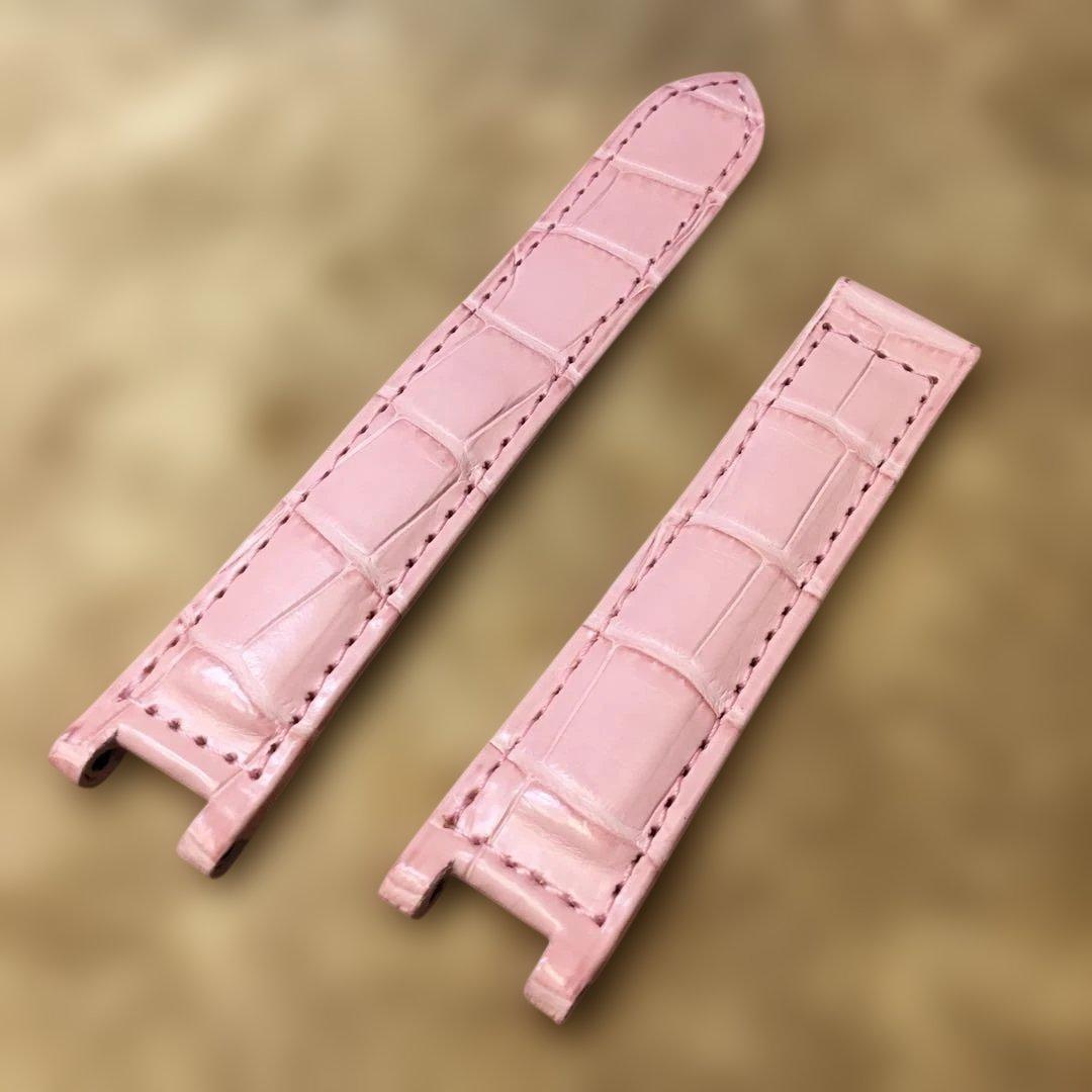 カルティエ　カーフ型押しバンド　18ミリ　(A194)