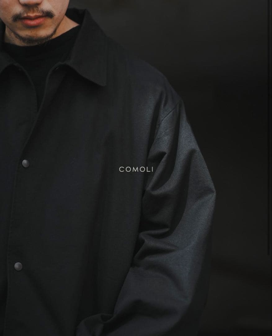 25AW 新品 COMOLI ポストワーク ツイル ジャケット 1 ブラック