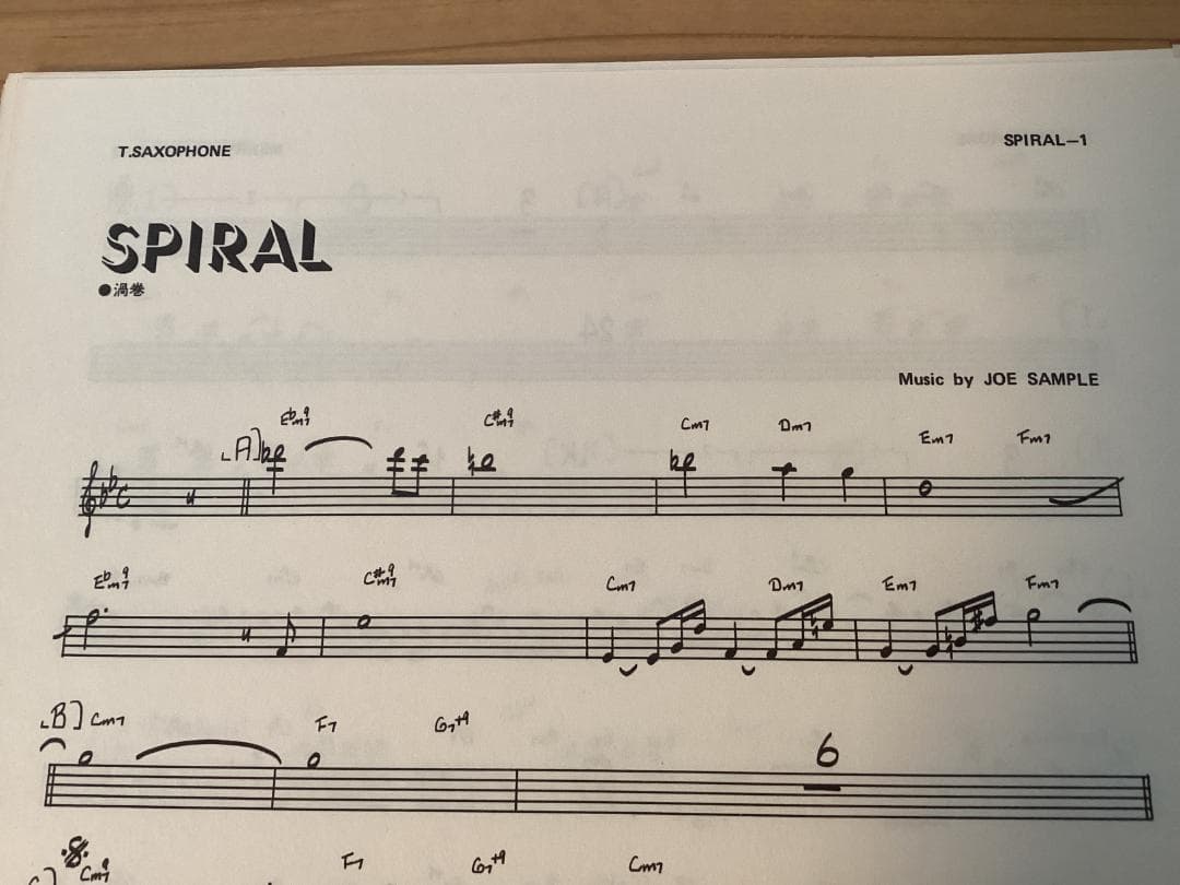 ★楽譜/ザクルセイダーズ/ラリーカールトン/クロスオーバー/バンドスコア/パート