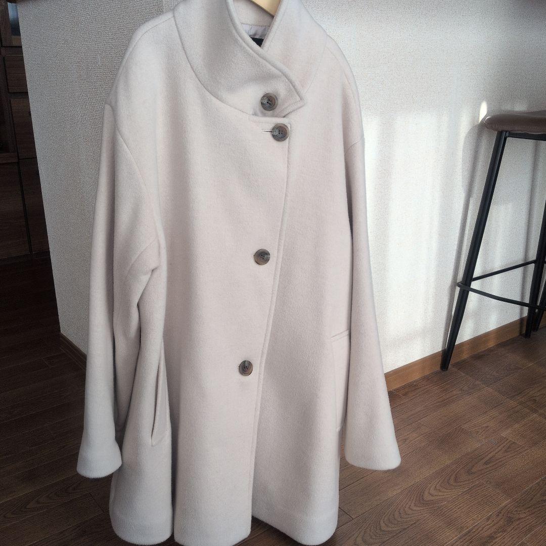 ジャーナルスタンダード スーパー140ハイネックテントコート　ウールコート