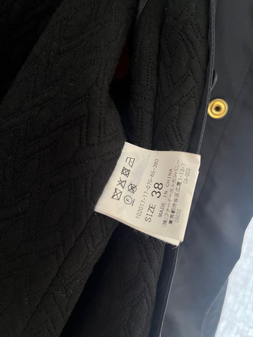 ANAYI ブライトツイルライナー付モッズコート サイズ38