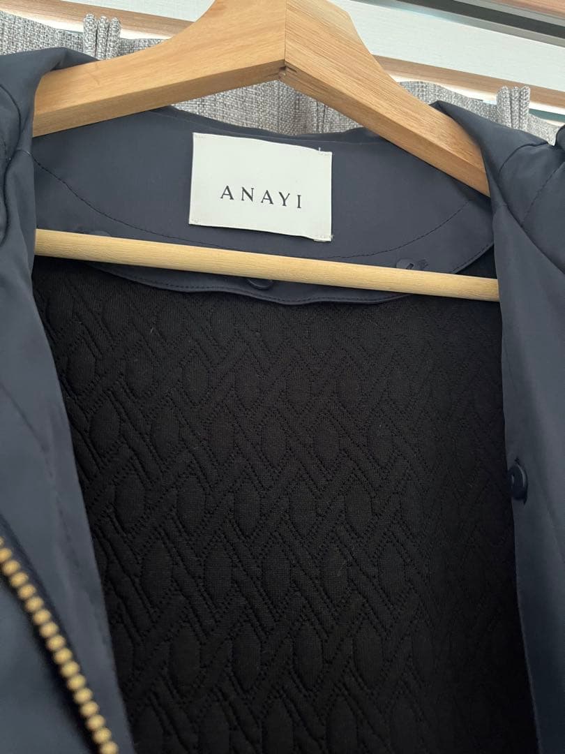 ANAYI ブライトツイルライナー付モッズコート サイズ38