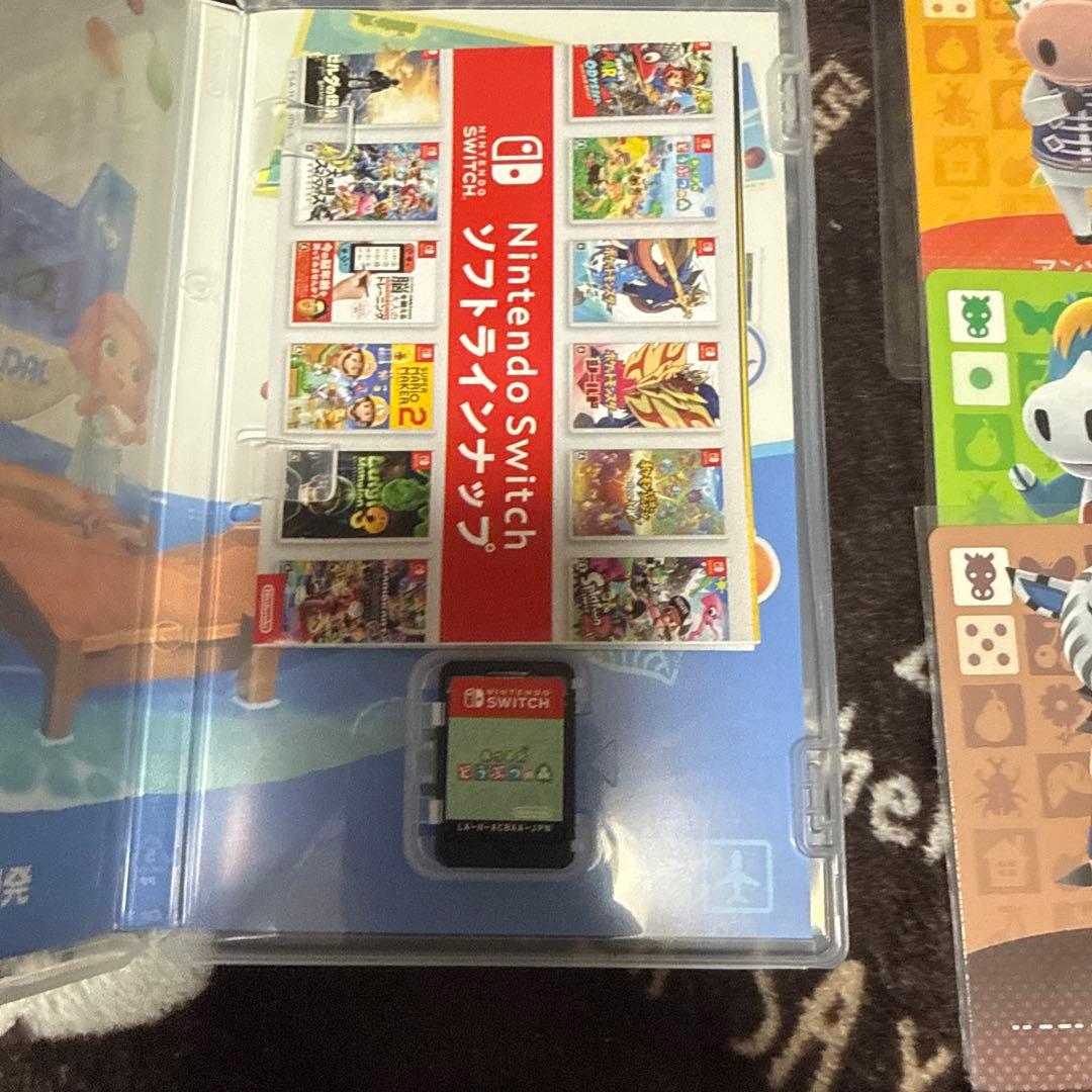 Switch あつまれどうぶつの森 ➕馬達のカード付き