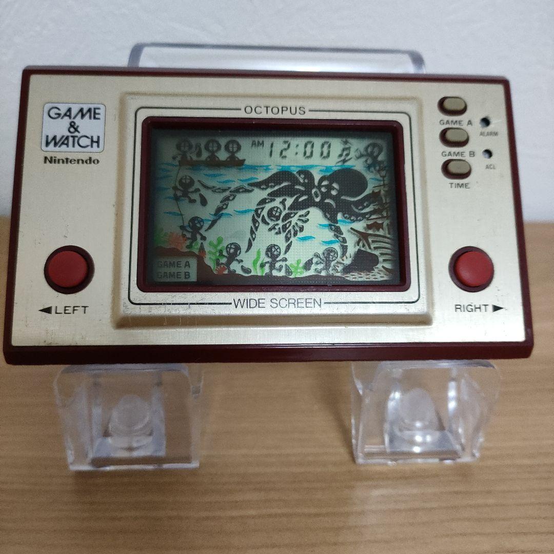 ゲーム＆ウォッチ　オクトパス　ニンテンドー任天堂Nintendoメンテナンス済み