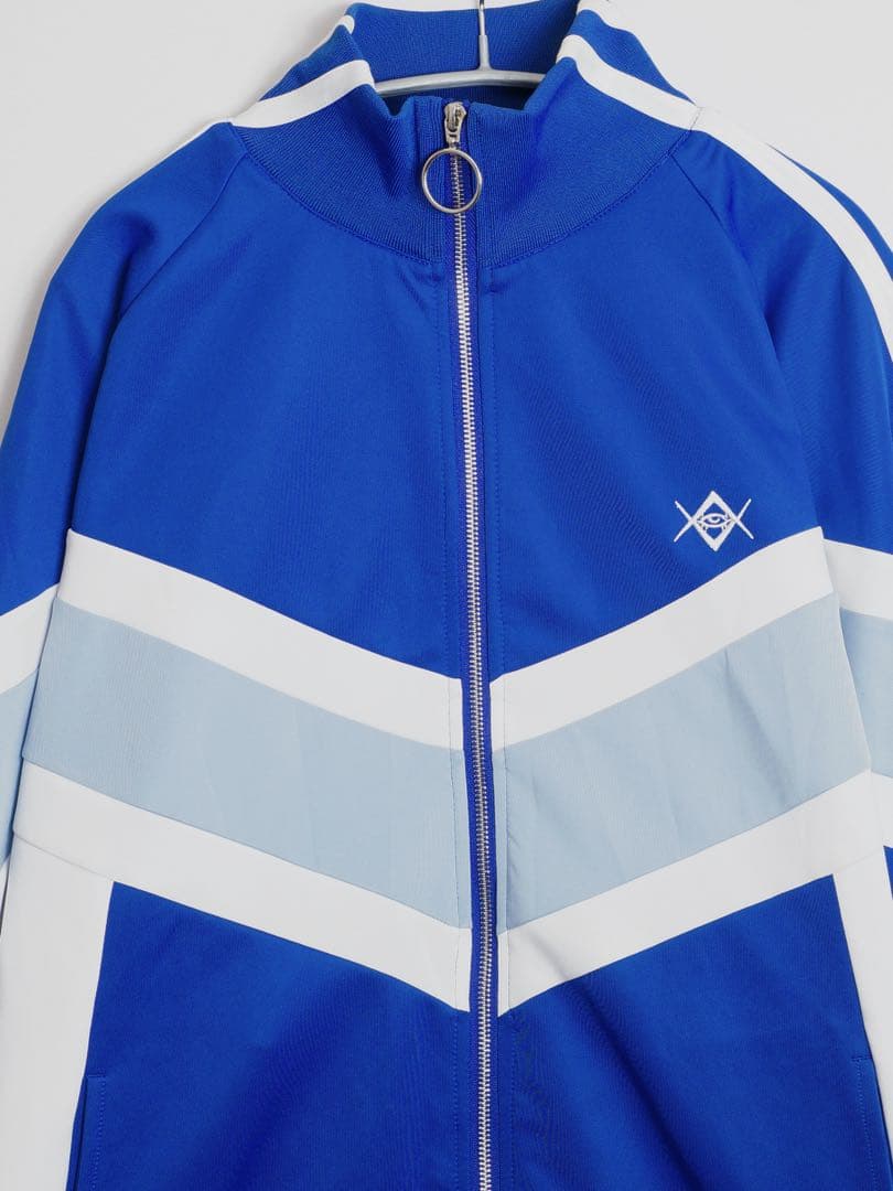 REFLEM レフレム サイバー切替 ブルー ジャージパーカー