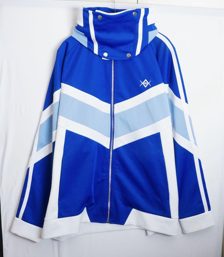 REFLEM レフレム サイバー切替 ブルー ジャージパーカー
