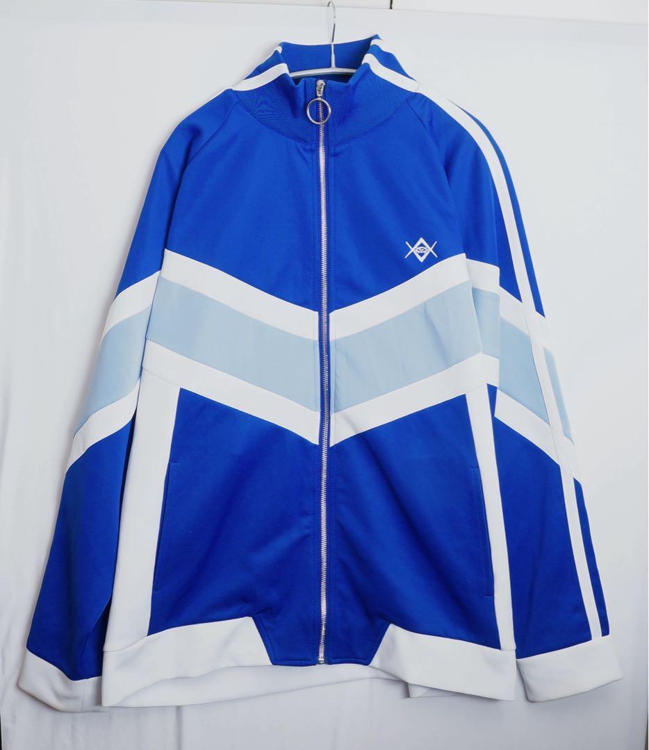 REFLEM レフレム サイバー切替 ブルー ジャージパーカー