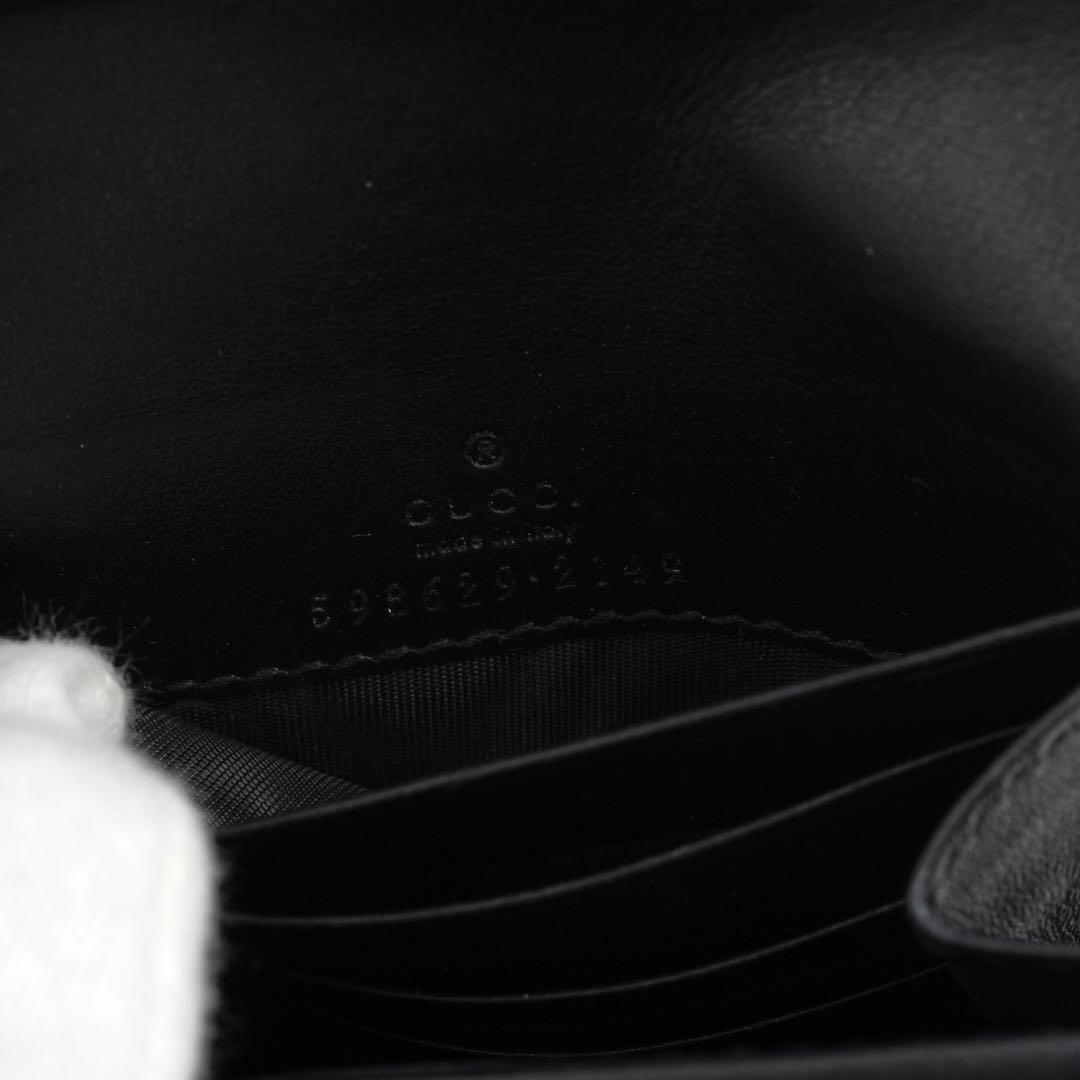 ✨新品未使用✨　GUCCI ミニ財布　GGライン　GG柄　GGマーモント