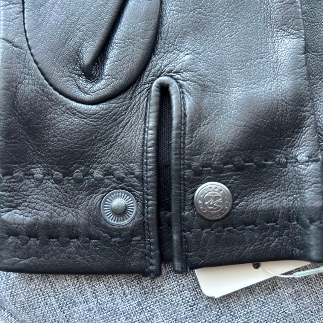 ロンシャン　Longchamp 本革　手袋　ブラック