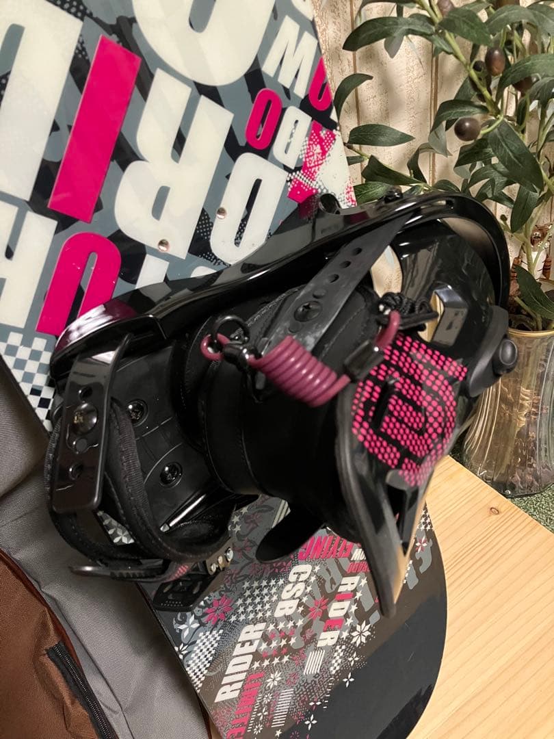 CSB スノーボード バインディング ケース付 セット