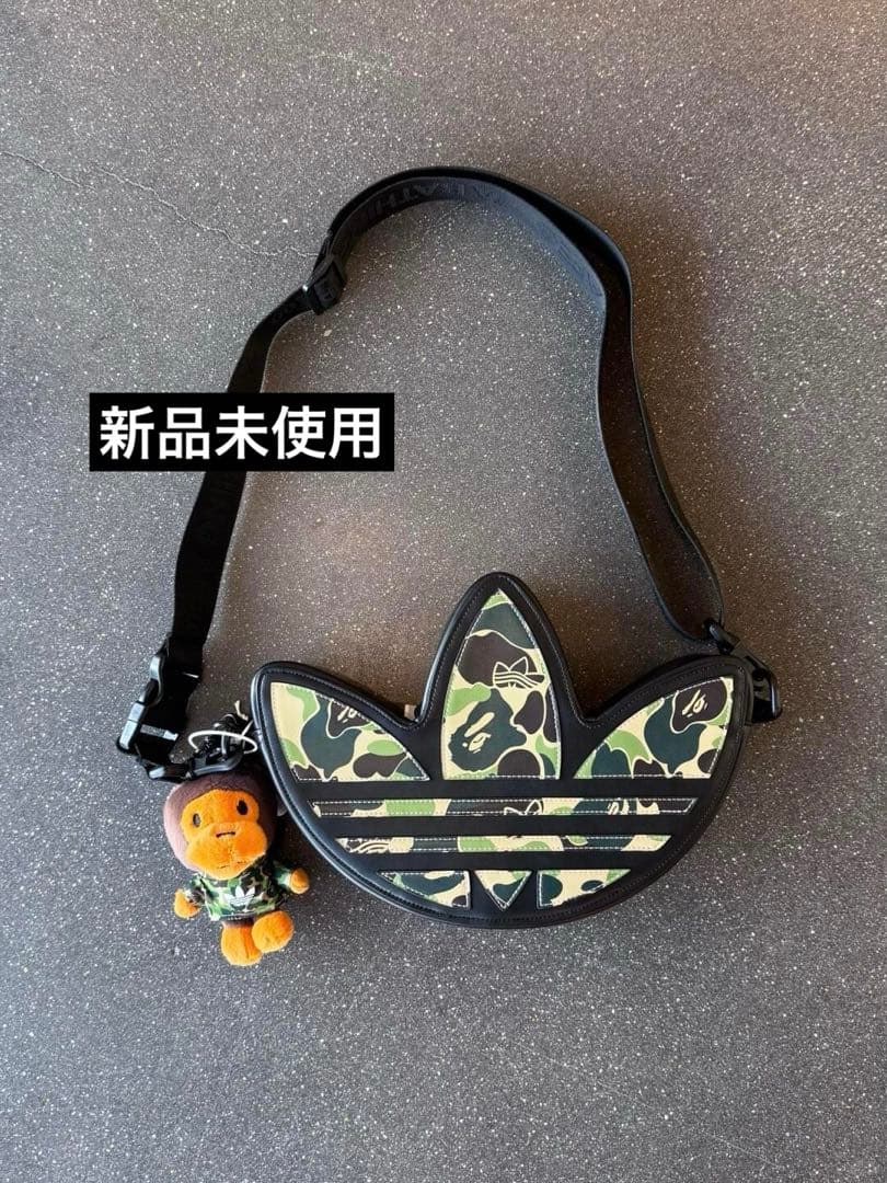 バッグ A BATHING APE x adidas Camo Shoulder Bag