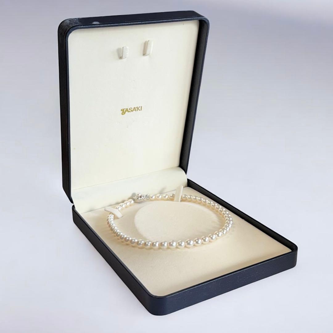 【最高品質・花珠】タサキ　アコヤ　パール　ネックレス　大珠　7.5-8.0