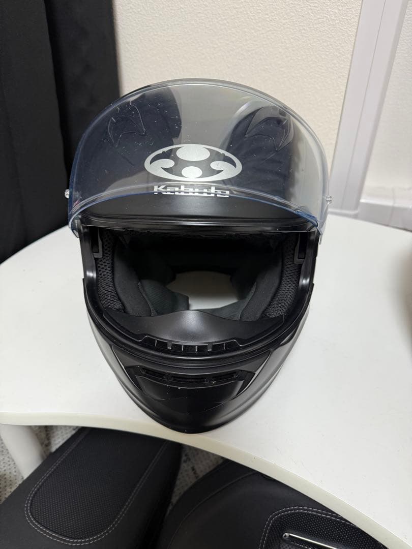 Kabuto ブラック フルフェイスヘルメット