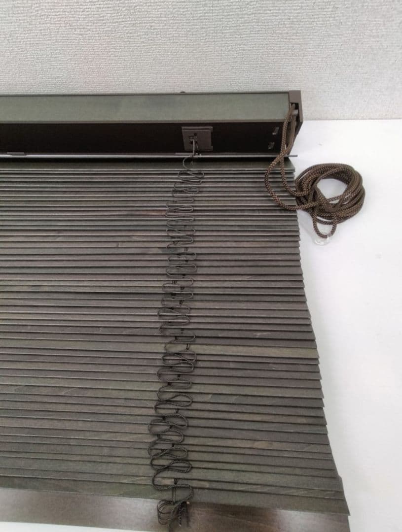 ウッドブラインド　ナニックジャパン　右操作【O-2407BL17】