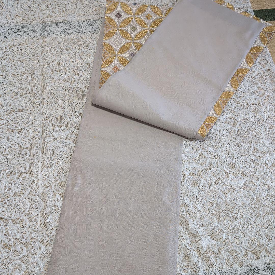 高級 袋帯 織匠十一代目 篠屋宗兵衛謹製 七宝繋 つづれ唐織 木箱付