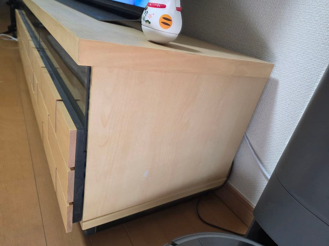 ナチュラルウッド テレビ台 ブロックデザイン