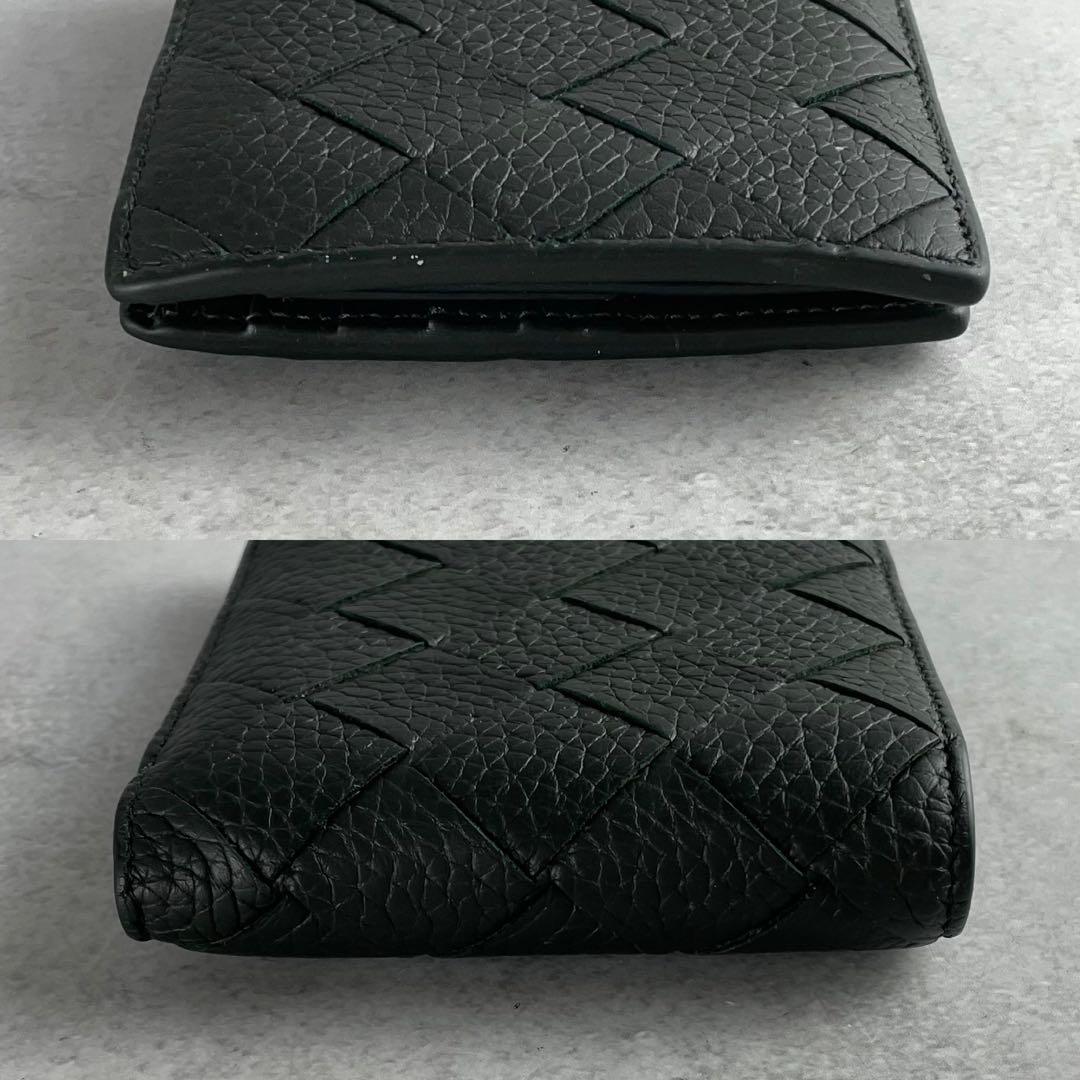 現行✨ ボッテガヴェネタ 折財布 ディエゴ イントレチャート オリーブ レザー