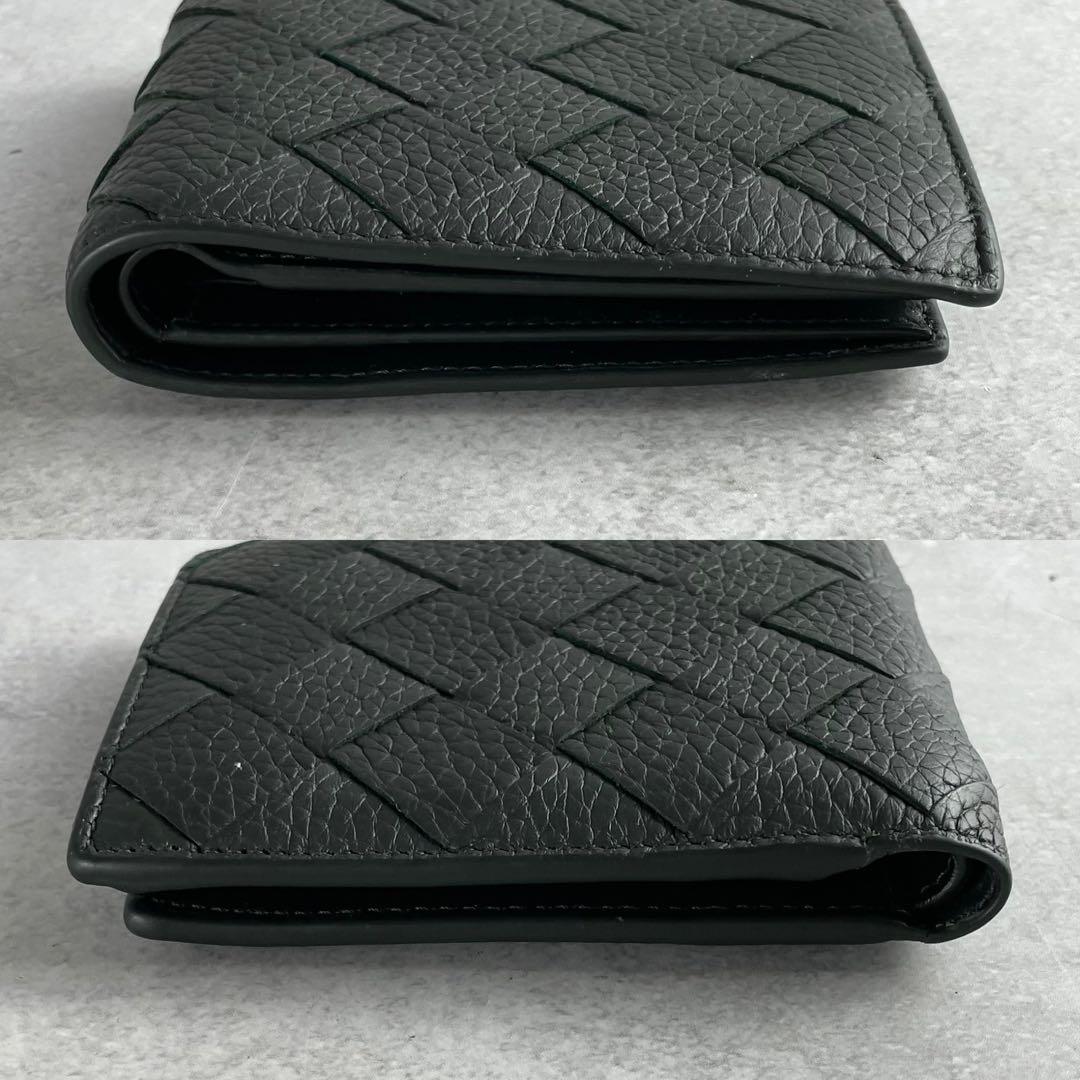 現行✨ ボッテガヴェネタ 折財布 ディエゴ イントレチャート オリーブ レザー