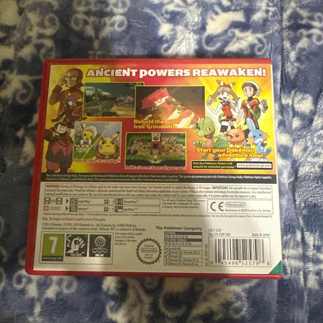 ポケットモンスター オメガルビー　海外版(イギリス)