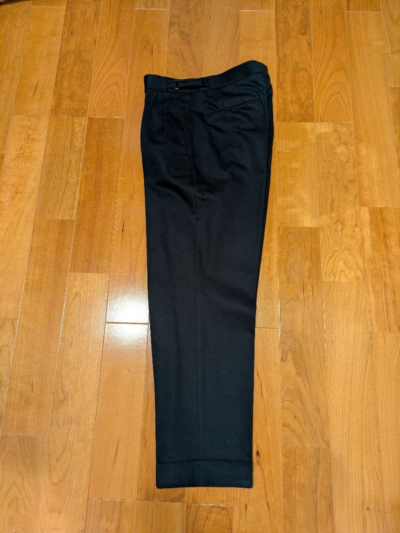 ブリティッシュメイド オフィサーパンツ ポーツマス Mサイズ ネイビー