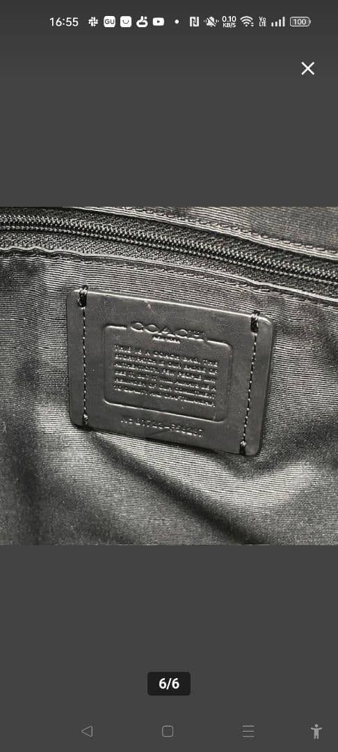 COACH コーチ シグネチャー ショルダーバッグ 極美品