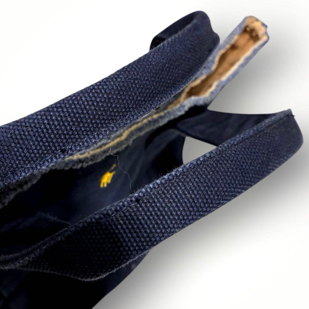【極美品✨】Ralph Lauren デニム　トートバッグ　レア　切りっぱなし