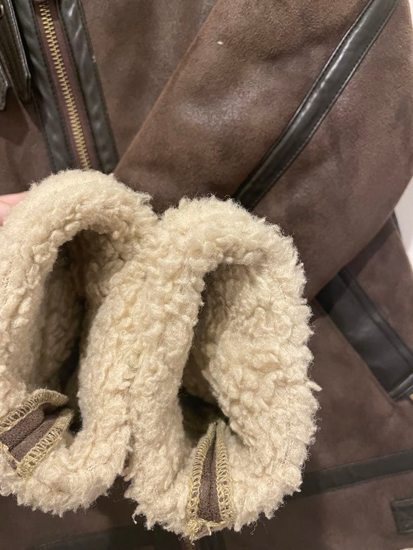 ALPHA INDUSTRIES B-3 フライトジャケット ムートン ボア M