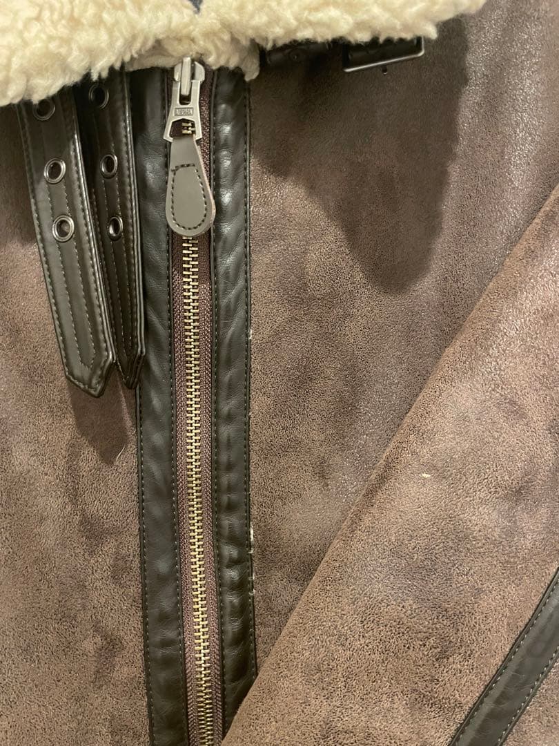 ALPHA INDUSTRIES B-3 フライトジャケット ムートン ボア M