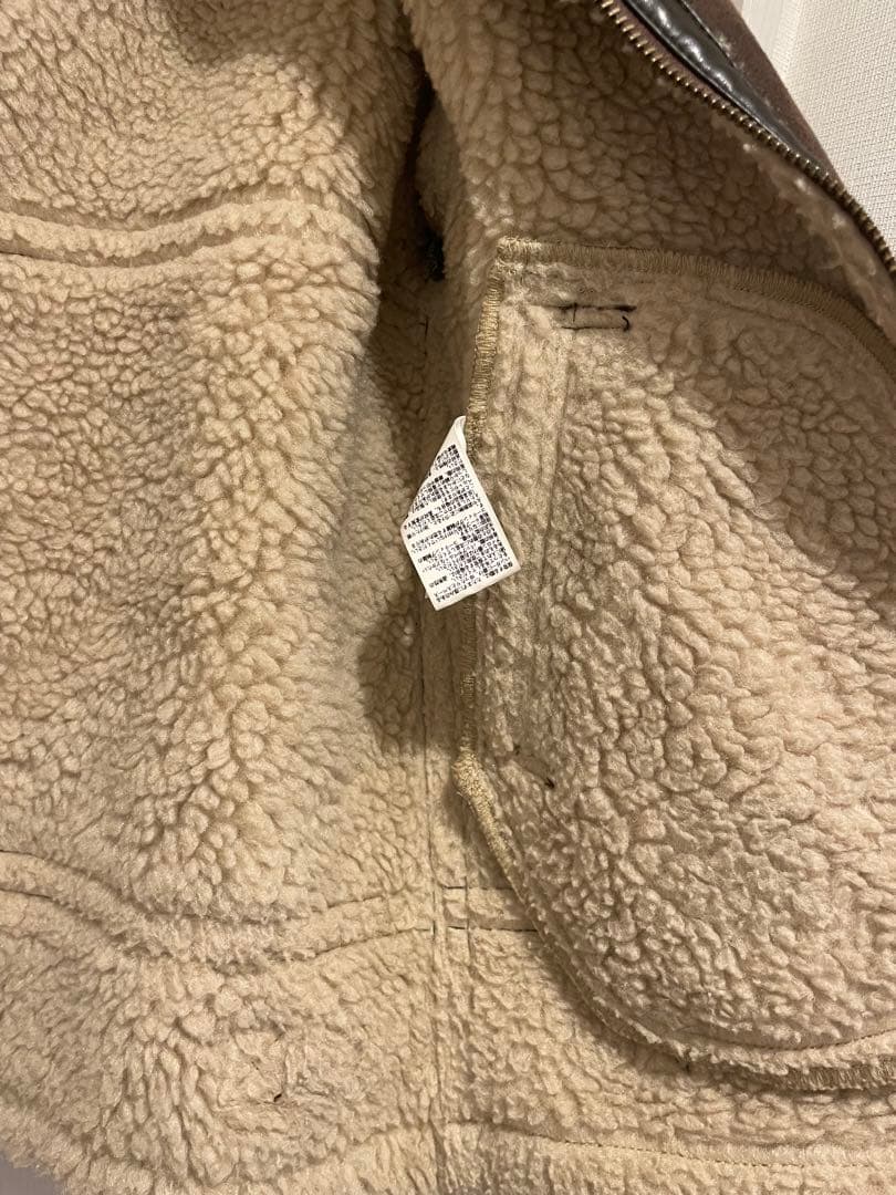 ALPHA INDUSTRIES B-3 フライトジャケット ムートン ボア M