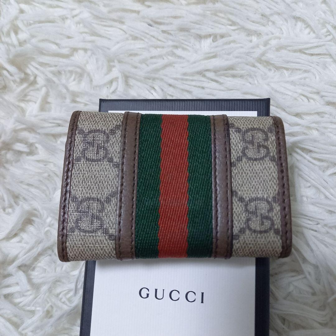 ●箱付き●　グッチ　シェリーライン　GGマーモント　オフィディア　6連キーケース