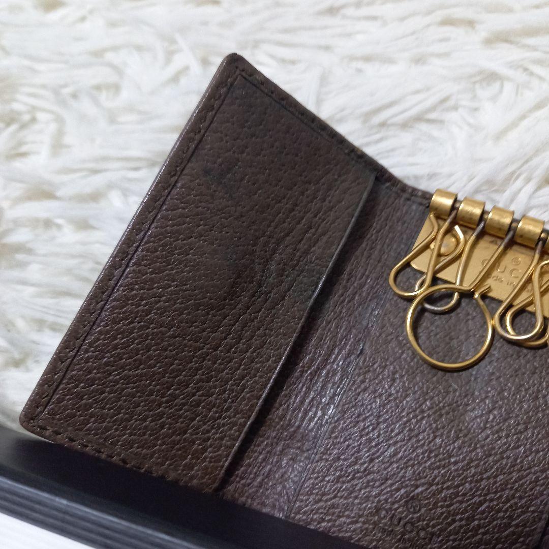 ●箱付き●　グッチ　シェリーライン　GGマーモント　オフィディア　6連キーケース