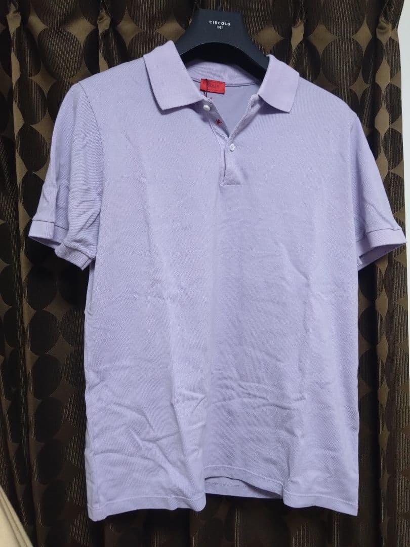 ISAIA　イザイア　サンゴ　ポロシャツ