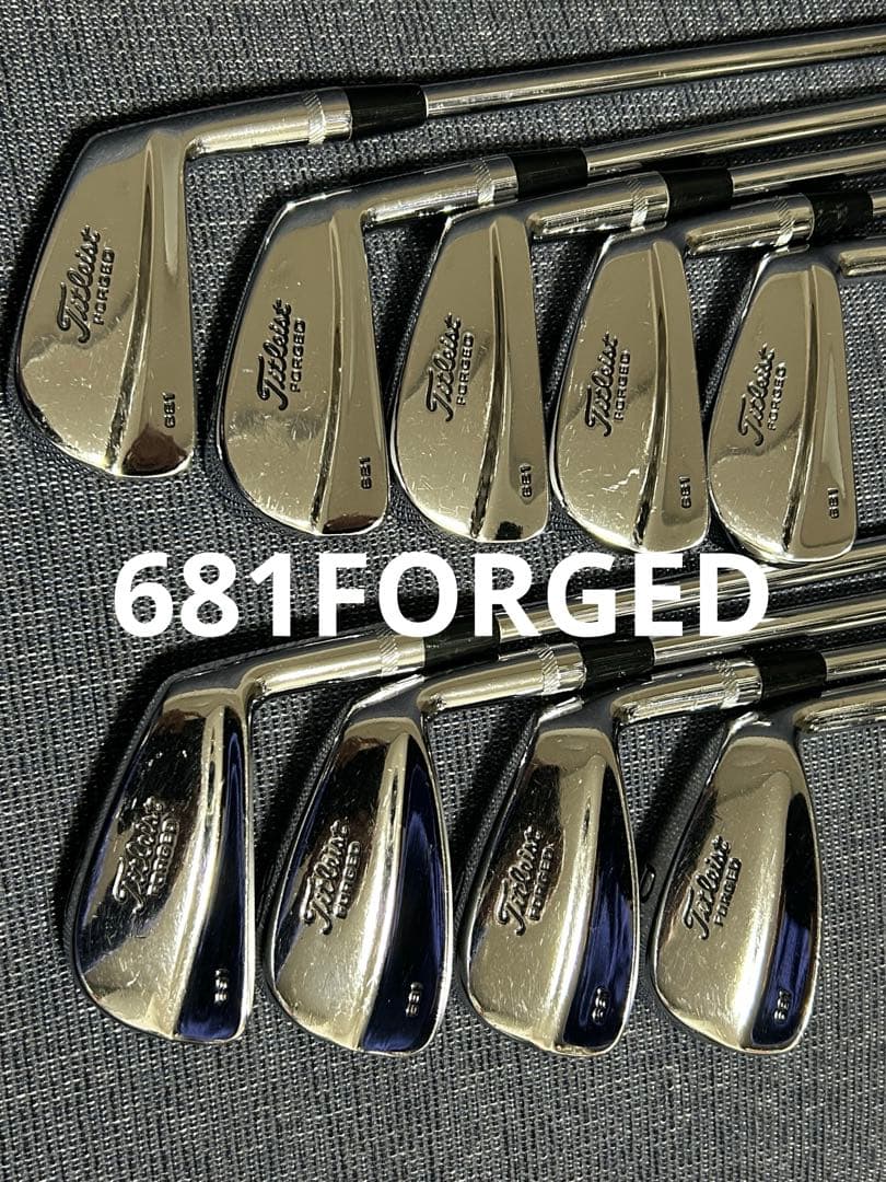 Titleist 681 アイアンセット　2〜9番、P 9本