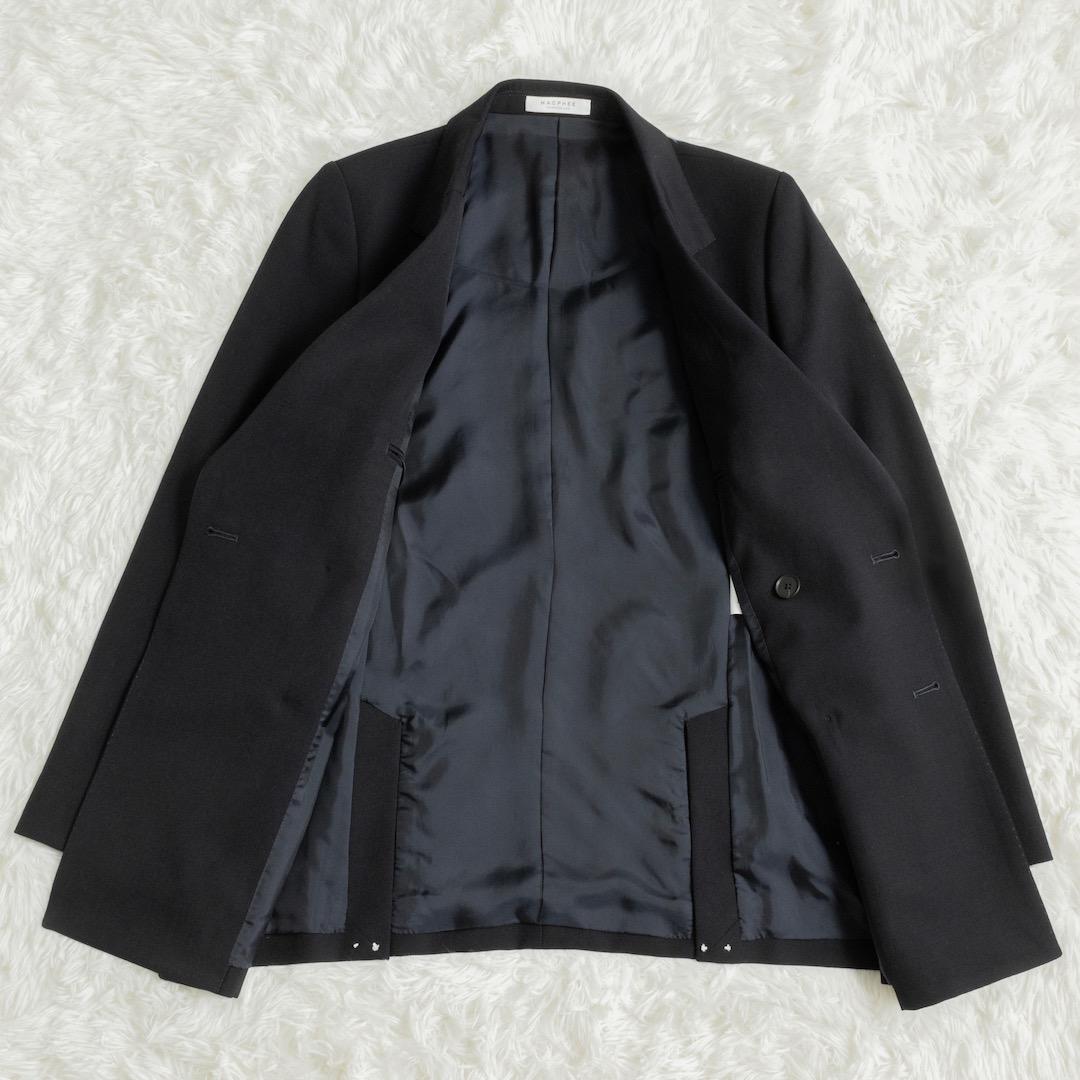 未使用 MACPHEE ビンテージギャバジン ダブルブレストジャケット 34 紺