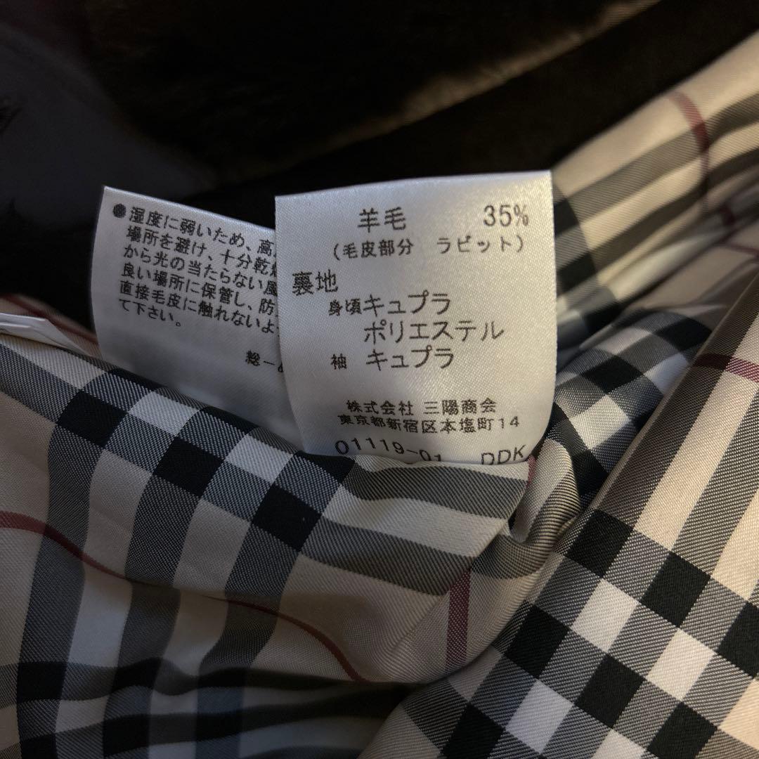 値下げ中、バーバリー、コート、ファー、サイズ42
