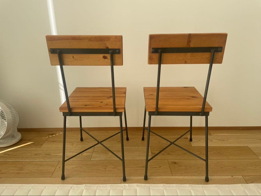 SK CHAIR チェア SIKAKU シカク 椅子 オーク 無垢材　①